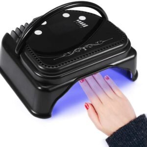 3 Types Cordless Rechargeable LED Nail Lamp Nail Dryer Machine UV Light Dryer Gel Nail Lamp with Smart Sensor Manicure Tools(US Plug)